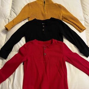 The Children's Place Red Long Sleeve Shirt